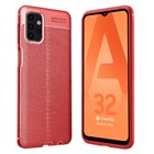 CaseUp Samsung Galaxy A32 5G Kılıf Niss Silikon Kırmızı